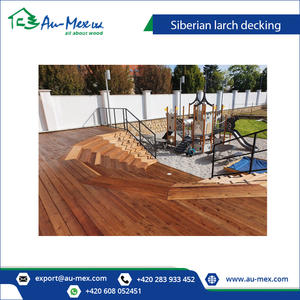 Tableros de cubierta de madera maciza de alerce siberiano 27X14 0/142/145mm Perfil de caña/ranurado - Product Image 5