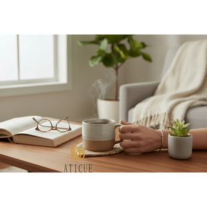 แผ่นรองจานรูปใบไม้ถักจากปอกระเจาขนาด 10x8 นิ้ว งานตกแต่งบ้านและโต๊ะอาหาร ทำด้วยมืออย่างประณีต - Product Image 6