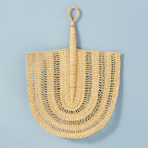 Abanico de mano de algas marinas de tamaño mini, directamente del mejor proveedor, abanicos de mano tejidos a mano con hierba marina - Product Image 4