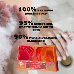 Jabón en Barra de Pomelo 80g, Fórmula Limpiadora Suave para Cuerpo y Rostro, Etiqueta Privada OEM ODM, Suministro al por Mayor, Cuidado Diario - Product Image 2