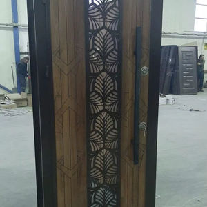 Puerta de Entrada Moderna de Lujo en Acero Inoxidable para Exteriores de Villas y Proyectos Residenciales con Solución Integral - Product Image 1