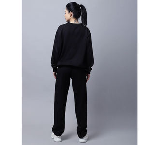 2025Custom Bulk Wholesale Tech Fleece Tracksuit Logo <b>Jogger</b> Sweat Suit Women Customized Winter Sweat Suits Crewneck Tracksuit - Product Image 5