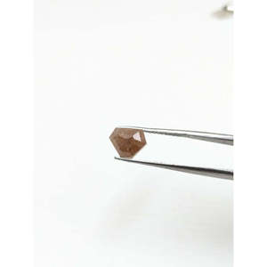 Diamant naturel fantaisie taillé sel et poivre, forme pentagonale, 6,3-8,2 mm, diamant de mine facetté - Product Image 3