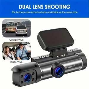 TVS-A868 ống kính kép 1080P Xe DVR Dash Cam với 3 máy ảnh, tầm nhìn ban đêm & vòng lặp ghi âm - Product Image 6