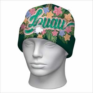 Bonnets en laine fabriqués au Pakistan, style unique, personnalisez votre propre design, bonnets en laine en vente chaude, bonnets en laine jacquard - Product Image 2