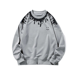 Men's Premium Quality 100% Polyester Sweatshirt Anti-Wrinkle and Sustainable Screen Printed for Winter Comfort - Product Image 1