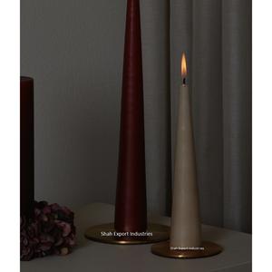 Most Selling Metal <b>Candle</b> Pillar <b>Plate</b> Gold Finished for Home and Wedding Tabletop Decor Round Shape <b>Candle</b> <b>Plate</b> - Product Image 6