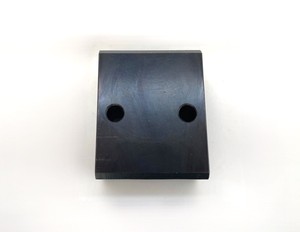 Bloc personnalisable de fabrication italienne en acier, pièces de transmission de puissance avec spécifications de taille et dessin technique - Product Image 1
