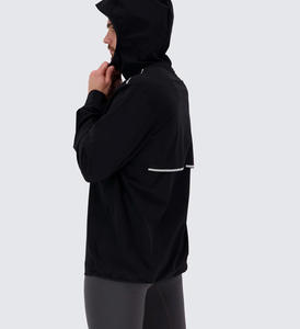 Sudadera con capucha de gimnasio para hombre personalizada al por mayor con manga larga chaqueta de entrenamiento de punto bordada con patrón animal - Product Image 4