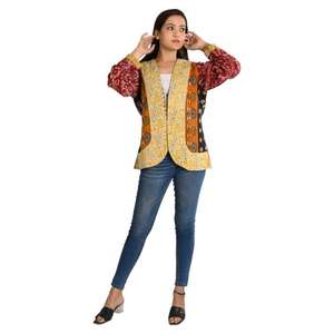 แจ็กเก็ตผ้าฝ้ายกลับได้สไตล์โบฮีเมียนทำมือสำหรับผู้หญิงเสื้อนอกลายดอกไม้สำหรับฤดูร้อนฤดูใบไม้ร่วงฤดูหนาว - Product Image 2