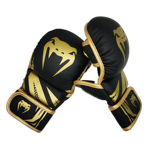 Guantes de Boxeo MMA Universales de Cuero para Combate Mixto al por Mayor con Muñequera Personalizada OEM - Product Image 2
