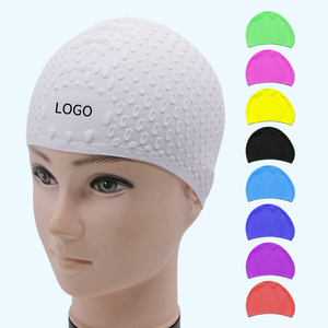 Gorros de natación impermeables personalizados <span class=keywords><strong>para</strong></span> mujer, protección <span class=keywords><strong>para</strong></span> los oídos, pelo <span class=keywords><strong>largo</strong></span> de silicona, con logotipo - Product Image 6