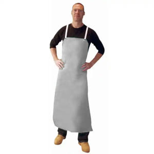 Delantal de soldadura sin mangas de cuero de vaca ignífugo de mejor rendimiento Protección corporal de seguridad industrial para construcción - Product Image 6