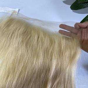 Extensiones de pelo brasileñas con encaje frontal, pelo virgen con cutícula de 100% pulgadas, pelo liso doble de hueso, envío rápido - Product Image 4