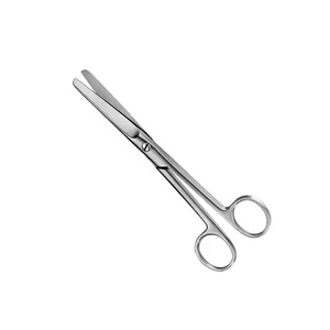 ใบมีดปลายแหลมใบมีดโค้งสแตนเลสเครื่องมือผ่าตัดช่องท้อง305มม. - Product Image 1