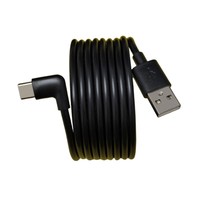 USB C en ángulo recto a USB a Cable conector de 90 grados para tableta teléfono móvil Disco Duro carga transferencia de datos 15CM a 3 metros
