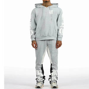 Ensemble de survêtement de jogging slim pour homme, vêtements de sport d'entraînement athlétique, tenue décontractée confortable pour la salle de sport et la course à pied - Product Image 3