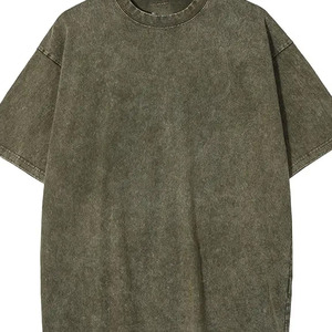 เสื้อยืดผู้ชายแขนสั้นทรงโอเวอร์ไซส์ ผ้าคอตตอนถักเนื้อหนัก 100% 240gsm ป้องกันการยับ รุ่น DTG Print - Product Image 6