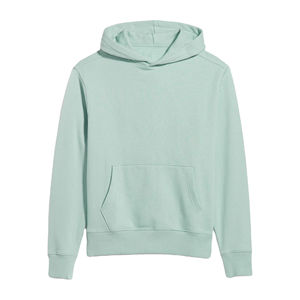Pull à capuche décontracté pour hommes, poids lourd hiver 100% coton, style Streetwear, imprimé, motif solide, thermique, couleur personnalisée OEM - Product Image 6