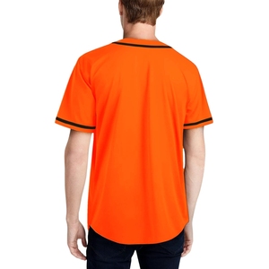 Unisex Customized 100% <b>Polyester</b> Baseball Jersey High Quality Softball <b>Shirts</b> with Sublimation Printing Low MOQ Sportswear - Product Image 2