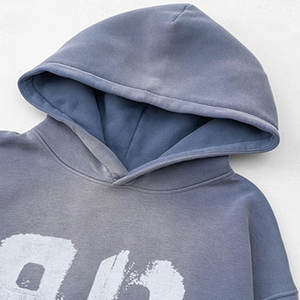 เสื้อฮู้ดแบบสวมหัวเสื้อฮู้ดสำหรับเด็กชายแขนยาวแบบกำหนดเองหมายเลข99พิมพ์ลายเป็นมิตรกับสิ่งแวดล้อมสำหรับทุกเพศฤดูหนาว - Product Image 4