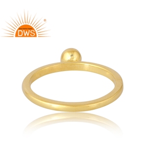 Anillo de Plata de Ley 925 chapado en oro de 18 quilates, joyería fina Demi para mujer, regalo para ella - Product Image 2