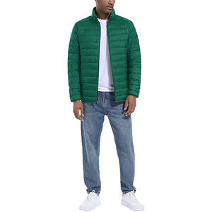 Chaqueta de Invierno para Hombre OEM, Ligera, Acolchada, Impermeable, Cortavientos de Nailon, Cierre Completo, Puños Elásticos, Cálida - Product Image 3