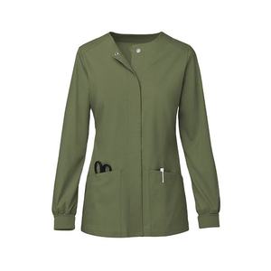 Vestes de blouse médicale de haute qualité, uniformes de médecin, unisexe, col montant, logo personnalisé, vestes de blouse médicale disponibles dès maintenant - Product Image 3