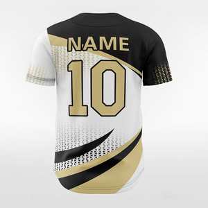 Men's <b>Baseball</b> Jersey 100% Cotton - Eco-friendly & Moisture Wicking, Custom OEM Wholesale - Product Image 3