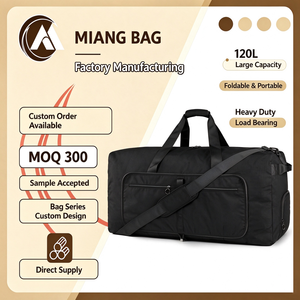 Borsone <span class=keywords><strong>da</strong></span> Viaggio Pieghevole <span class=keywords><strong>da</strong></span> 120L, con Scomparto Scarpe e Tracolla, Scomparto Scarpe Ventilato e Design Senza Cerniere - Product Image 1