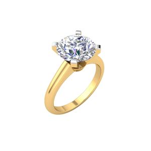 Haute qualité VS Clarity EF Cut Lab Grown Diamond Bague de fiançailles en or massif 10K Meilleur exportateur direct à bas prix - Product Image 1