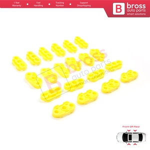 BWR19-2 20 Piezas Clips Guía para Elevalunas para Pontiac Oldsmobile Impala Cadillac GM Saab 20369894 20369895 Hecho en Turquía - Product Image 3