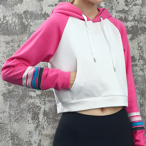 High Quality Streetwear Pullover Women Crop Gym Hoodie Casual Wear Breathable Wholesale Hot Selling Custom Size Women Hoodie - Product Image 2