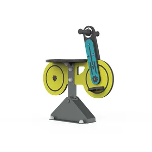 New Design Bike Style Rocking Horse For Park And Kindergarten Use Outdoor Amusement Equipment For Kids