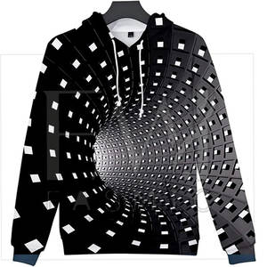 Pull-over à capuche en tissu polaire pour hommes taille XS Logo personnalisable Manches longues brodées 100% coton Vêtements de sport pour l'hiver - Product Image 2