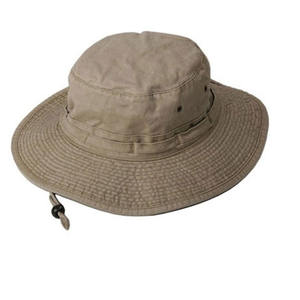 Custom logo Waterproof Fishing Bucket <b>Cap</b> Resistant UV Protection Outdoor Nylon Wide Fisherman Bucket Hat With String - Product Image 4