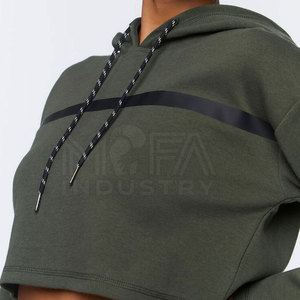 Sweats à capuche anti-rides directs d'usine pour femme tissu respirant OEM disponible au Pakistan - Product Image 6