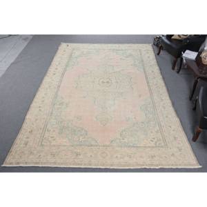 พรมปูพื้นสไตล์ตุรกี7.4ชิ้นแบบคลาสสิกพรมขนสัตว์โพลีเอสเตอร์เย็บปะติดปะต่อกันลายสี่เหลี่ยมผืนผ้าสำหรับใช้ในห้องนอนห้องนอน - Product Image 1