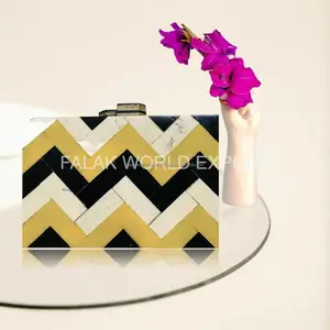 Wonderful resin clutch best quality with branded clutch For womens and girls From Falak World Export