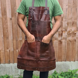 Tabliers en cuir sur mesure de haute qualité - Matériau durable, couleur et logo personnalisés, unisexe adulte, service OEM, prix LITATTIRES L-LA-281 - Product Image 2