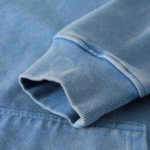 Low Price Best <b>Sale</b> Acid Pullover <b>Washed</b> Distressed Hoodies Custom Made Acid <b>Washed</b> Thermal Distressed Hoodies - Product Image 3