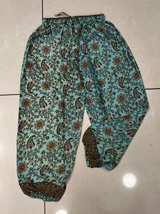 Comfortable Silk Loose Baggy Harem Pant, Bohemian Relaxed Feel Soft Silk Harem Pant, Boho Hippie Style Comfy Silk <b>Trouser</b> Pant - Product Image 5
