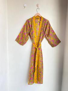 เสื้อคลุมกิโมโนผ้าไหมแท้คอวี100% ชุดแขน3/4ชุดชายหาดชายหาดชุดบิกินี่ของขวัญที่สมบูรณ์แบบสำหรับผู้หญิง - Product Image 4