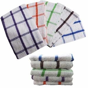 Red Checked 100% algodón orgánico al por mayor de alta calidad Gots certificado No se desvanece suave moderno mantel cocina Waffle plato toalla - Product Image 6