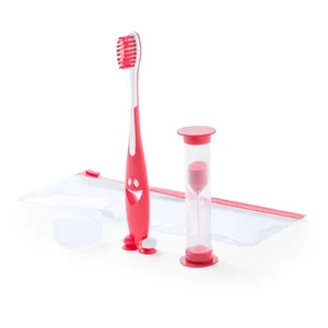 Set da Viaggio Personalizzato Greccio con Spazzolino e Clessidra, Gadget Personalizzati - Product Image 2