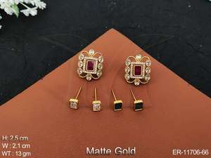 Ewelry-pendientes de aro de acero inoxidable, pendientes de aro de estilo clásico - Product Image 3