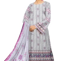 Robe d'été grande taille pour femmes costumes de pelouse pakistanais col en v Vara solide vêtements pour adultes Style islamique Swisss pelouse Salwar Kameez
