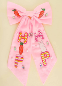 Pinzas para el cabello de terciopelo con lazo de varios estilos y cuentas tie-dye para mujeres y niñas, directamente de la India - Product Image 4