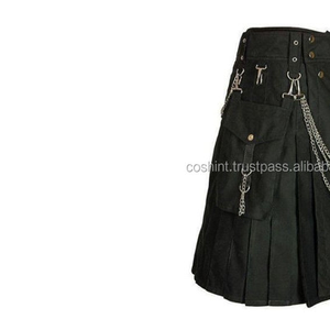 กระโปรงพับจีบสำหรับผู้ชายบทความใหม่ของความสะดวกสบายทันสมัยคุณภาพดีทนทาน - Product Image 3