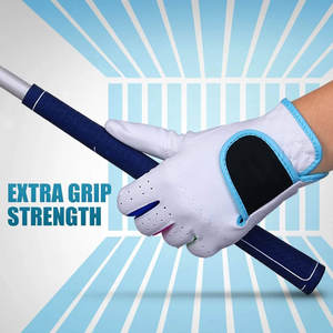 Elegantes guantes de golf juveniles blancos para jóvenes, transpirables, cómodos de cuero y tela de PU, ajuste perfecto para niños golfistas - Product Image 4